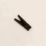 10 mini pinces � linge en bois noires