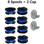 10 paquets bobine de rechange pour coupe - bordure de ligne 0065 pouce pour ryobi 18v 24v 40v compatible ... 10 paquets bobine de rechange pour coupe - bordure de ligne 0065 pouce pour ryobi 18v 24v 40v compatible ...