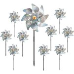 Répulsif doiseaux - moulin à vent réfléchissant - 10 pcs - Éloigne pigeons - protection jardin Répulsif doiseaux - moulin à vent réfléchissant - 10 pcs - Éloigne pigeons - protection jardin