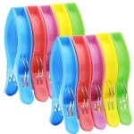 10 pcs jumbo pinces  serviette de plage pour transat grosse pince  linge en plastique durables clips ...