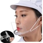 Masque transparent - 10 pcs - anti - bu�e - hygi�nique - confortable