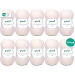 10 pelotes de laine - cr�me - 2 - 100% acrylique - 35 / 45 mm - gr�ndl - lisa premium