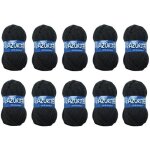 10 pelotes de laine � tricoter distrifil azurite 3077 pas cher 100% acrylique