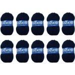 10 pelotes de laine � tricoter distrifil azurite 3090 pas cher 100% acrylique