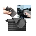 10 pi�ces chiffon de nettoyage magique �paissi chiffon de nettoyage en microfibre r�utilisable sans traces ...