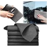10 pi�ces chiffon de nettoyage magique �paissi chiffon de nettoyage en microfibre r�utilisable sans traces ...