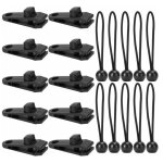 10 pièces clip de bâche tente pinces de fixation pour tente inclure 10 corde Élastique 10 pièces clip de bâche tente pinces de fixation pour tente inclure 10 corde Élastique