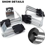 10 pi�ces clips d�vier encastr�s clip de fixation pour �vier angle r�glable robuste et durable adapt� ...