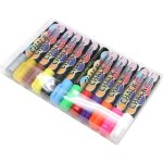 10 pices marqueur de craie liquide 6mm pointe de stylo effaable pour tableau noir en verre panneau ...