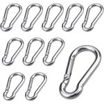 10 pice petit mousqueton 40 x4 mm mousqueton inox pour sac  dos porte - cls chanesaccessoires de ...