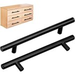 10 pièces poignée noir de meuble cuisine en acier inoxydable trous de 125 mm entraxe poignées de meubles ... 10 pièces poignée noir de meuble cuisine en acier inoxydable trous de 125 mm entraxe poignées de meubles ...