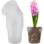 10 pièces pot de fleurs plastique transparent pot à orchidée en plastique transparent pot à orchidée ... 10 pièces pot de fleurs plastique transparent pot à orchidée en plastique transparent pot à orchidée ...