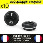 10 pile compatible petsafe rfa - 67 6v lithium battery batterie - duracell