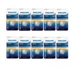 10 piles philips cr2032 -