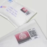 Etiquettes pour timbres - enveloppebulle - lot de 10 - 240 tiquettes - 635 x 339 mm - blanc