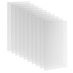 10 plaques alv�olaires en polycarbonate - outsunny - panneau alv�olaire double 4 mm - polycarbonate - ...