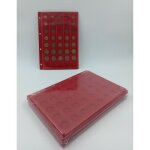 10 plaques / intercalaires en feutrine pour sries deuros (idem galion) pour classeurs a4