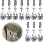 10 supports nappe lest�s cristal ab forme goutte pinces m�tal pour ext�rieur