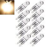 10 x ampoule g9 40w globe lampe halog�ne 220 - 230v blanc chaud [classe �nerg�tique a]