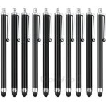 Stylet capacitif - hautes et nouvelles - 10 x - noir - compatible avec ipad et autres appareils Stylet capacitif - hautes et nouvelles - 10 x - noir - compatible avec ipad et autres appareils
