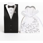 100x bote  drages 50 couples mari + marie bonbonnire cadeau faveur pour mariage 9