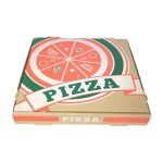 100 boites � pizza 26x26x4 cm 3 couleurs