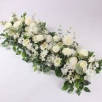 100 bricolage mariage fleur mur arrangement supplie soie peonie rose artificielle rang�e florale d�cor ...