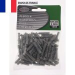 100 chevilles en nylon 5 mm bton agglo parpaing pierre bricolage visserie