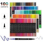 Feutre coloriage - vitata - 100 couleurs - pointe fine - double marqueurs - opaque Feutre coloriage - vitata - 100 couleurs - pointe fine - double marqueurs - opaque