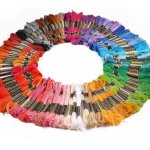 100 chevettes de fil 8m pour broderie point de croix bracelet brsilien
