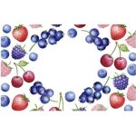 Etiquettes  confiture x 100 - motifs fruits rouges