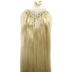 100 extensions cheveux pose  froid easy loop 20 0. 5g blond platine