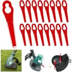 100 pcs lames en plastique de rechange lame coupe bordure tondeuse  gazon en plastique lames pour jardin ...