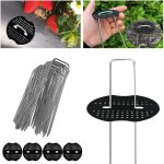 100 pcs piquets de jardin u - forme 4x 15cm fixation galvanisés ancrages au sol piquet de fixation tente ... 100 pcs piquets de jardin u - forme 4x 15cm fixation galvanisés ancrages au sol piquet de fixation tente ...