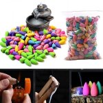 100 pcs tour de fume bouquet tour de reflux naturel encens bois de santal jasmin citron lavande cne ...