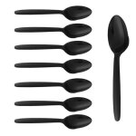 Cuill�res en plastique - 100 pi�ces - durables - r�utilisables - id�ales pour g�teaux et bonbons