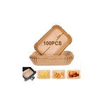 Accessoires air fryer - culinax - 100 pièces - papier cuisson dégradable - antiadhésif - blanc Accessoires air fryer - culinax - 100 pièces - papier cuisson dégradable - antiadhésif - blanc