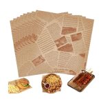100 pi�ces papier emballage alimentaire22x22cm papier demballage alimentairpapier alimentairepapier anti ...