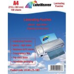 100 pochettes de plastification format a4 taille 216 x 303 mm