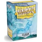 100 pochettes de protection pour cartes a jouer de taille standard dragon shield clear matte