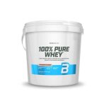 Whey protine - biotech usa - 100% pure whey (4kg) - saveur fraise