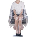 100 x peignoir de coiffure impermable jetable - 150 x 130 cm