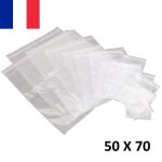 1000x sachet zip plastique 50x70mm 5x7cm transparent pochon pochette 50u