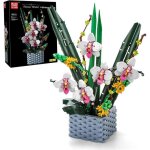 10025 l?orchid�e plantes avec fleurs artificielles dint�rieur 1158 blocs de serrage pour d�coration de ...