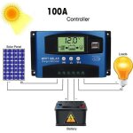R�gulateur de charge solaire - 100a mppt - 12v / 24v - suivi automatique - haute efficacit�