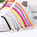 Lacets de chaussure élastiques sans cravate - ecelen - 100cm - couleur aléatoire - 10 paires Lacets de chaussure élastiques sans cravate - ecelen - 100cm - couleur aléatoire - 10 paires