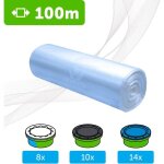 100m. eco recharge de sac pour poubelle � couches compatible avec tommee tippee : twist and click simplee ...