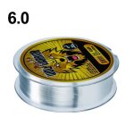 100m fil de pche 6. 0 - revtement en fluorocarbone - accessoires pour pche  la carpe et  lachigan ...