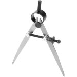 Compas � pointes s�ches - 100mm - en cuir - r�glable - artisanat