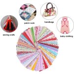 100pcs coton patchwork carr imprim diffrents modles daccessoires vestimentaires pour la couture bricolage ...